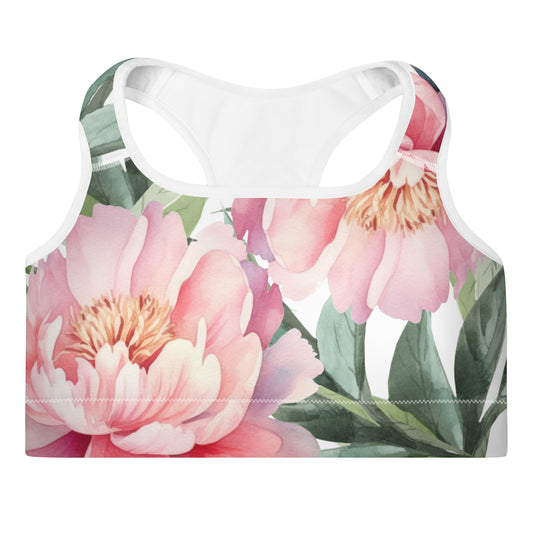 Peony Padded Sports Bra