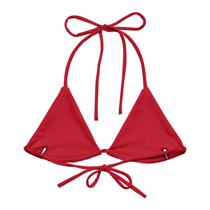 Luxe String Bikini Top - Cherry Love