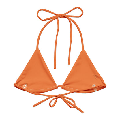 Luxe String Bikini Top - Sunset