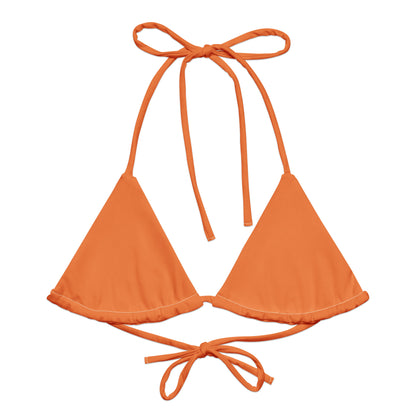 Luxe String Bikini Top - Sunset