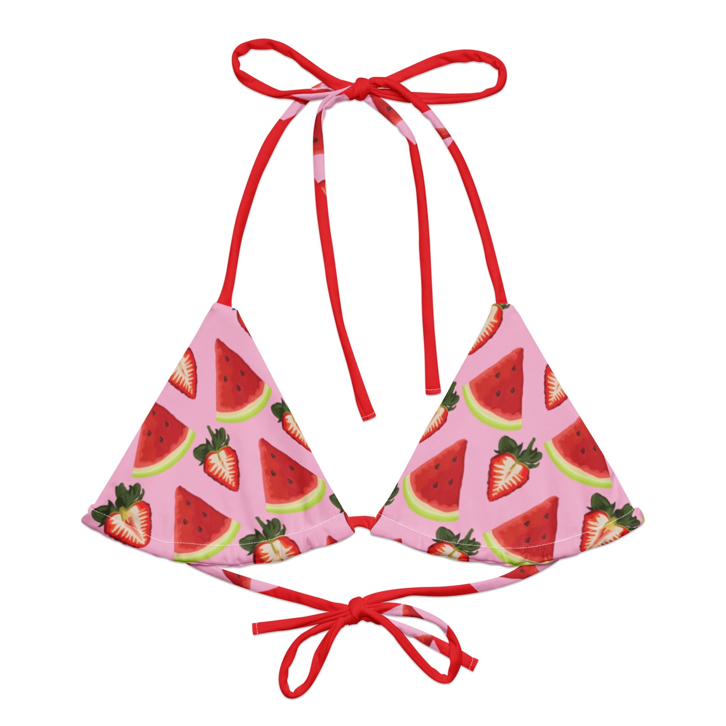 Luxe String Bikini Top - Fruity